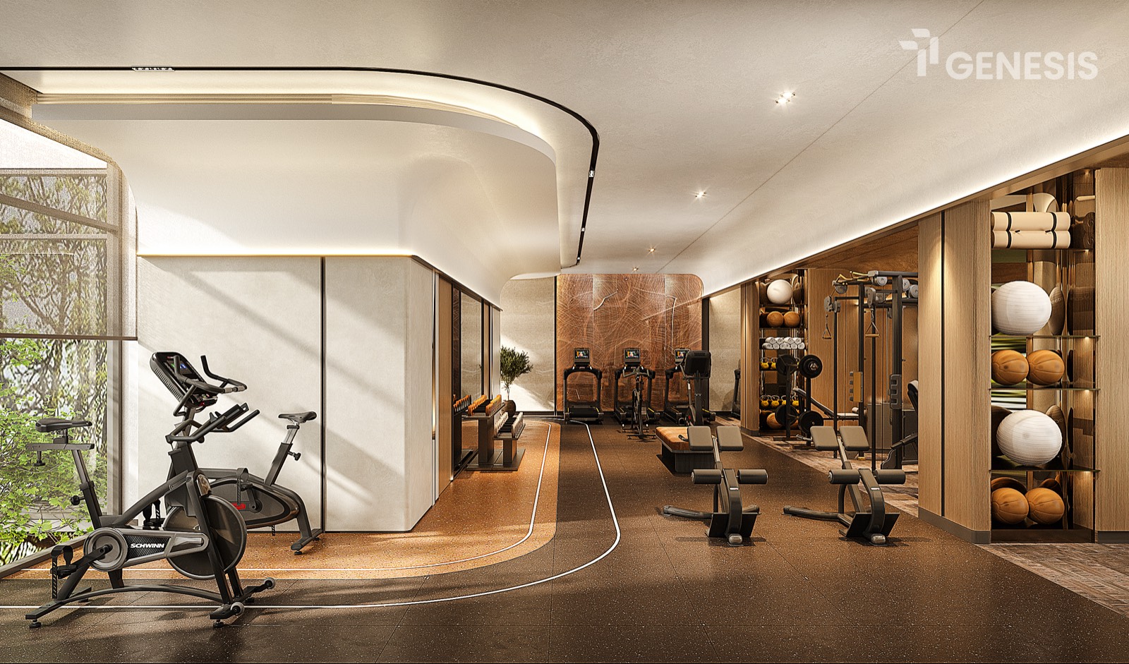 Phòng Gym Hiện Đại
